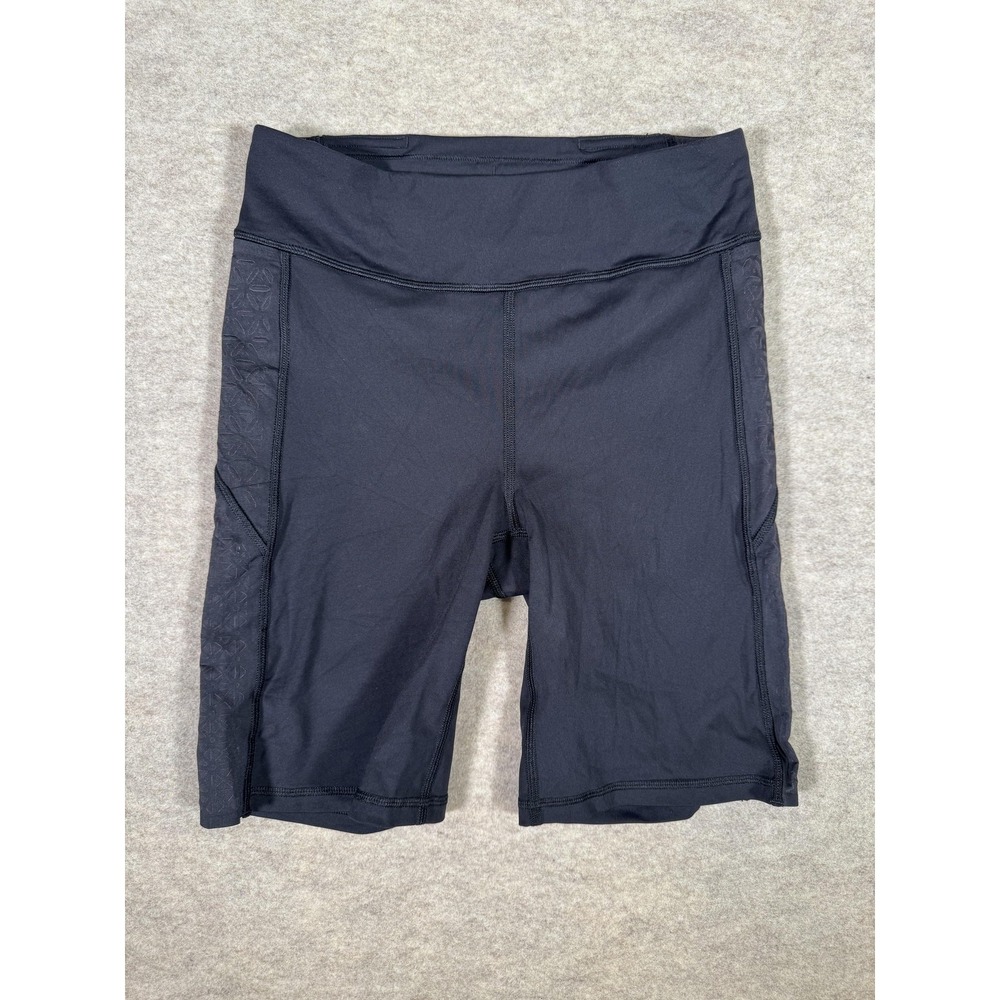 Lululemon Biker Shorts Womens 6 Black High Rise 8 In Inseam Yoga Athletic Gym